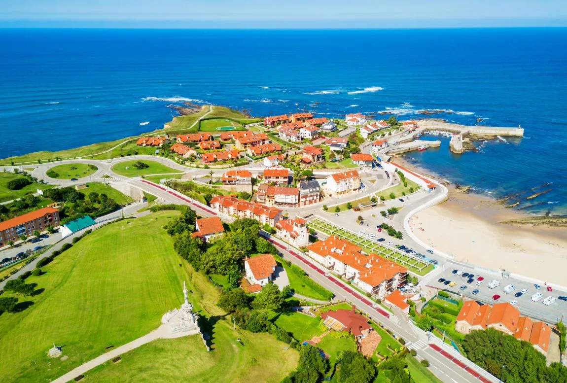 Vista aérea de Comillas